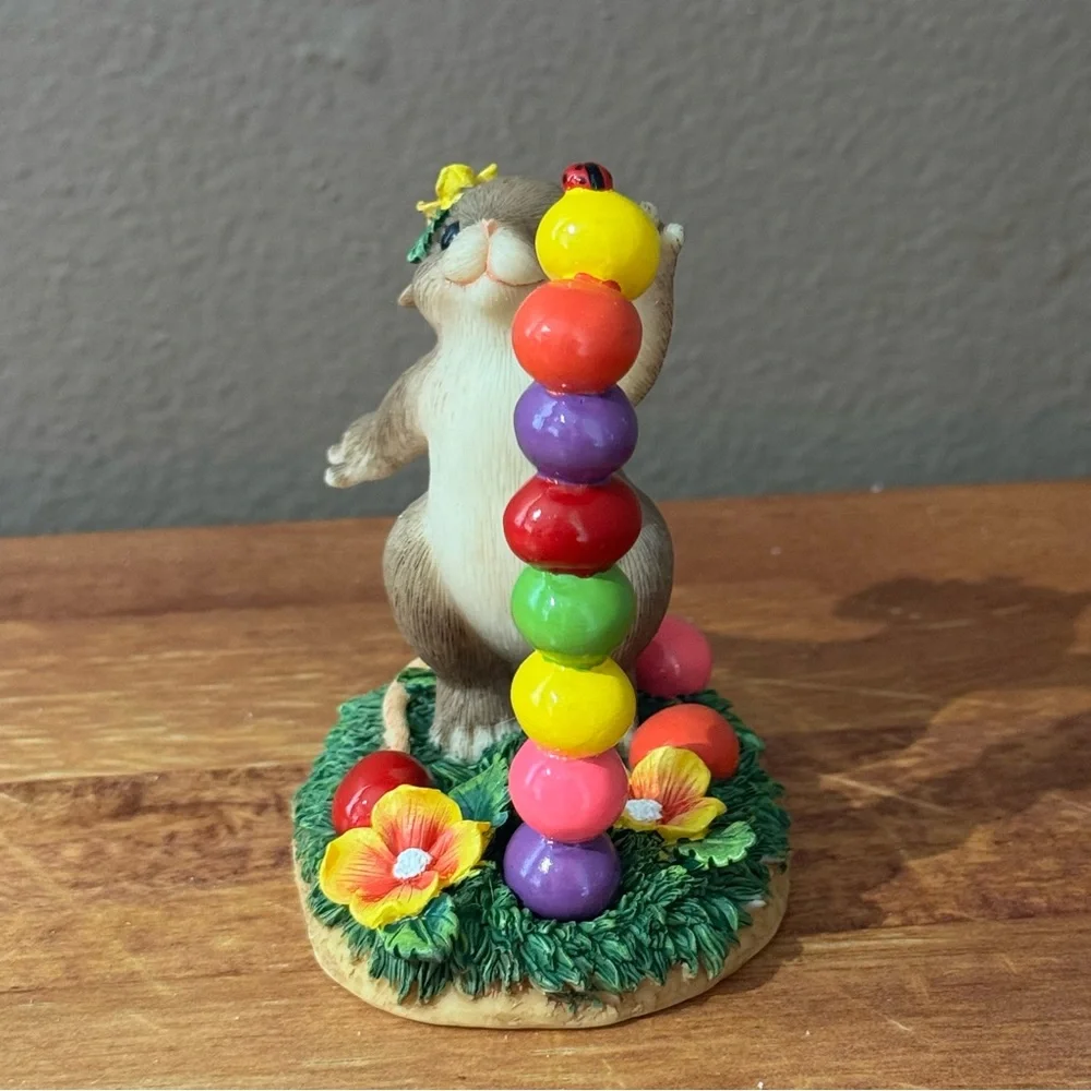 Charming Tails “You’re The Top Bean” Item #88/124 Fitz and Floyd 💛🧡💜❤️💚